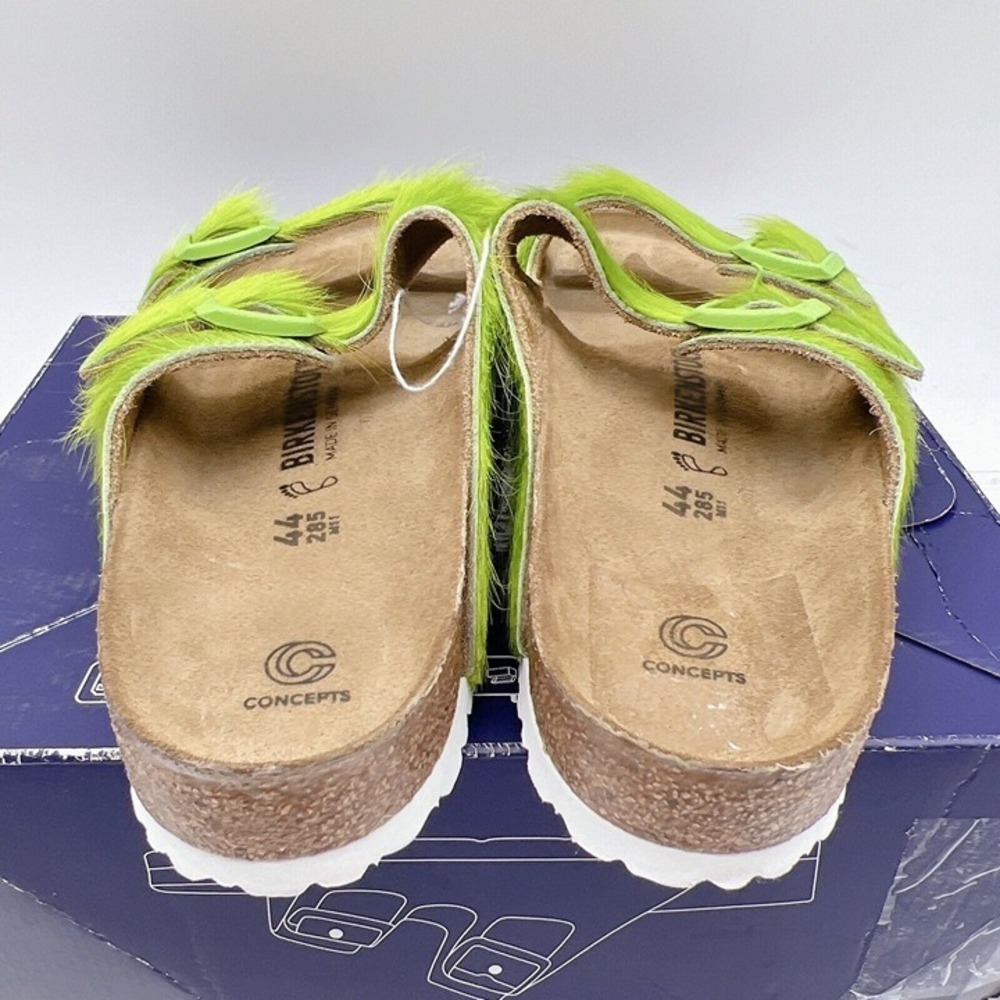 Birkenstock Concepts Arizona Men's Sandals Flats Slides Lime Green EU 43 US 10 - Picture 7 of 11